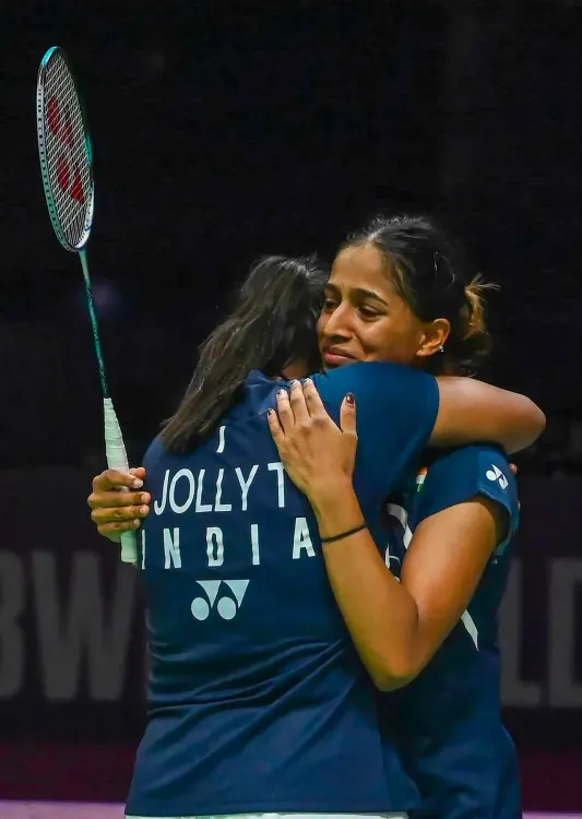 BWF World C'ships: Treesa-Gayatri stun world No. 4 China, seal India's first women's doubles medal since 2011