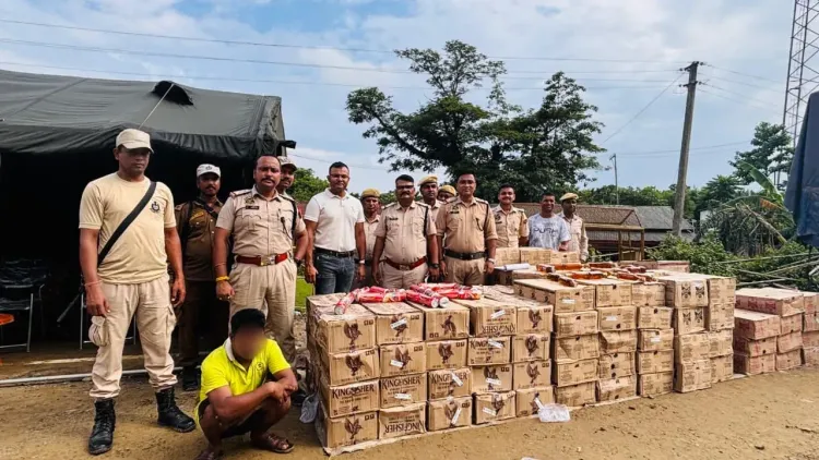 Cachar Police, Excise Dept seize 232 cartons of illegal liquor