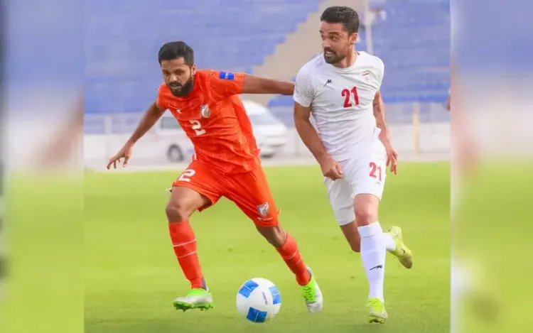 Did India put up a brave fight against IR Iran in the CAFA Nations Cup?