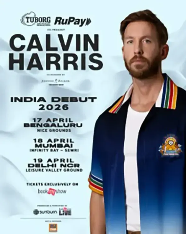 Calvin Harris to mark his India debut in 2026
