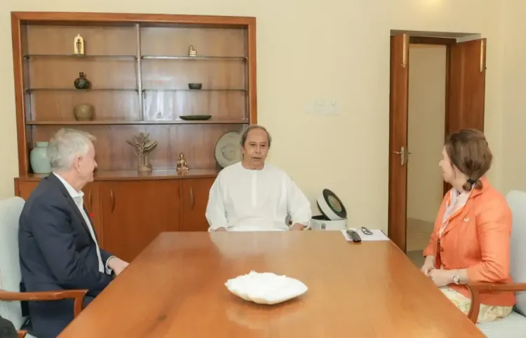 Canada's High Commissioner meets Odisha LoP Naveen Patnaik in Bhubaneswar