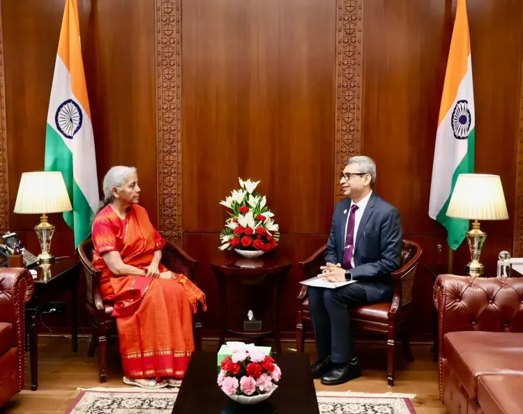 Canara Bank MD & CEO calls on Finance Minister Sitharaman