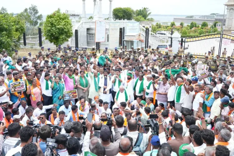 Cauvery row: BJP leaders detained at KRS Dam, Vijayendra targets Shivakumar