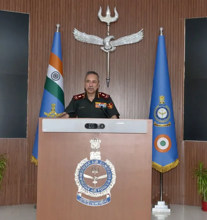 CDS Subramani's maiden visit to Western Air Command stresses jointness