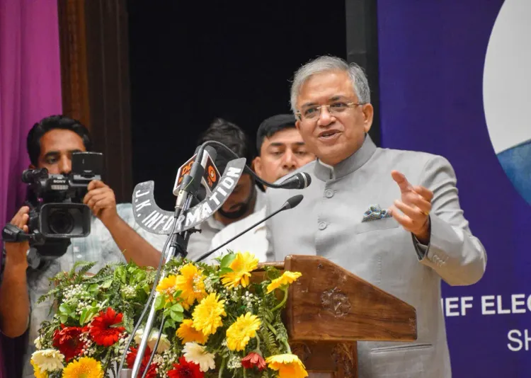CEC Gyanesh Kumar kicks off MP visit with 1,500+ BLOs in Indore