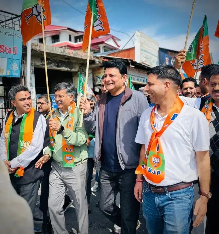 BJP celebrates Bengal, Assam, Puducherry wins at Shimla HQ