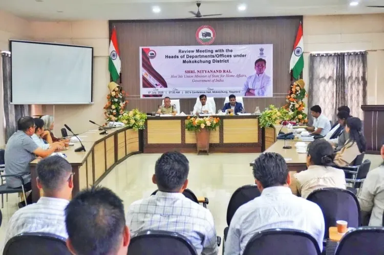Nityanand Rai chairs Mokokchung review meet, pushes Viksit Bharat goals