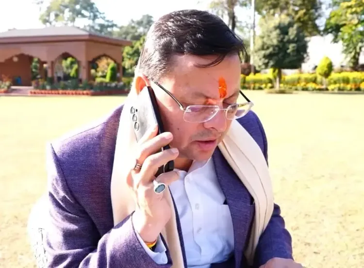 क्या चमोली में भालू के हमले के बाद सीएम धामी ने घायल छात्र से की बात?