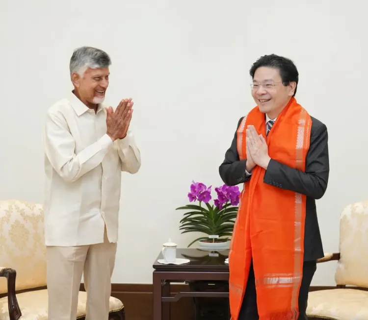 Chandrababu Naidu meets Singapore PM Lawrence Wong, eyes tech and trade ties