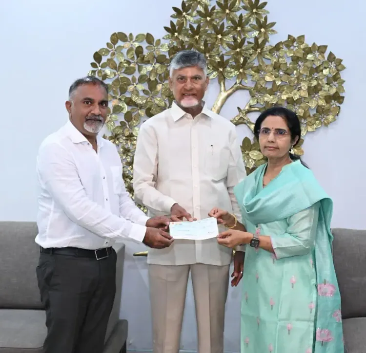 Nara Bhuvaneswari Donates Rs 76 Lakh for Meals at Anna Canteens on Chandrababu's Birthday