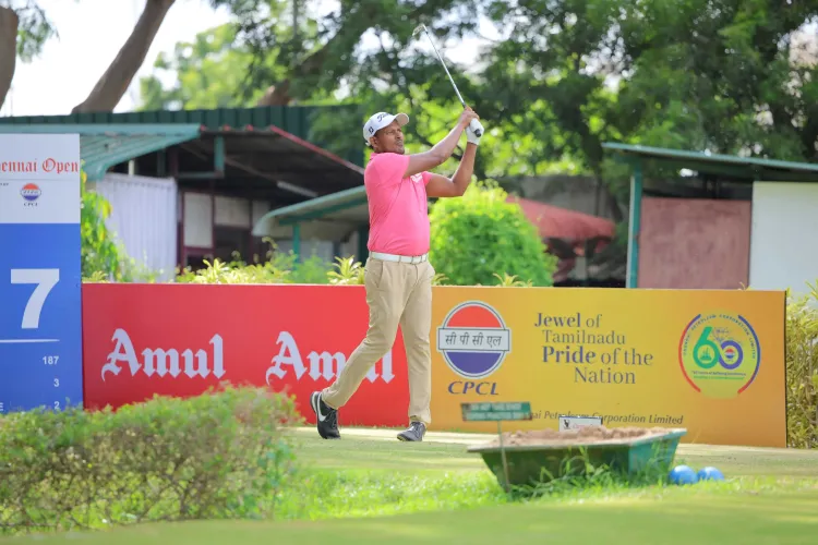 How Did N Thangaraja Achieve a Dazzling 63 on 'Moving Day' at Chennai Open 2025?