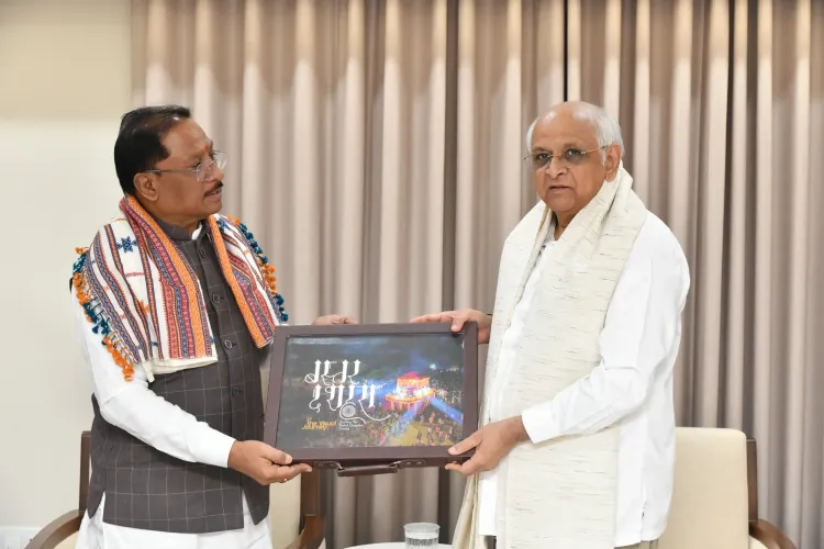Why did Chhattisgarh CM meet Gujarat CM ahead of cultural and investment events?