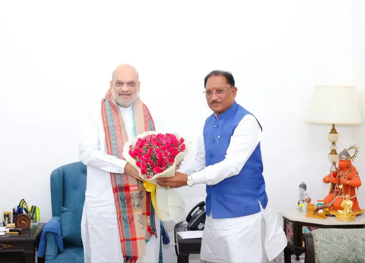 Amit Shah, Chhattisgarh CM Sai review Bastar development ahead of May 18 visit
