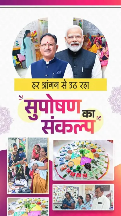 Chhattisgarh CMO's Aangan Milan Seva Targets Child Nutrition