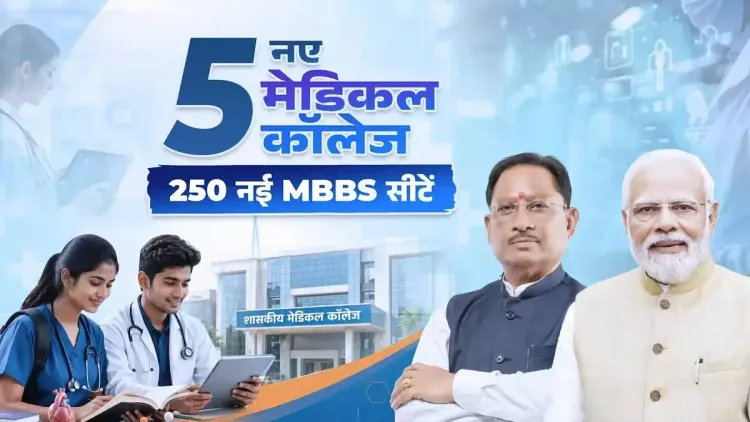 Chhattisgarh Gets 5 New Govt Medical Colleges, 250 MBBS Seats