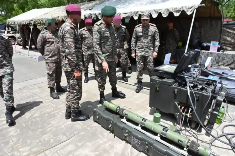 Army Central Command chief reviews Shatrujeet Brigade's operational readiness