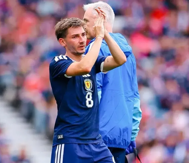 Billy Gilmour ruled out of FIFA World Cup 2026 with knee injury