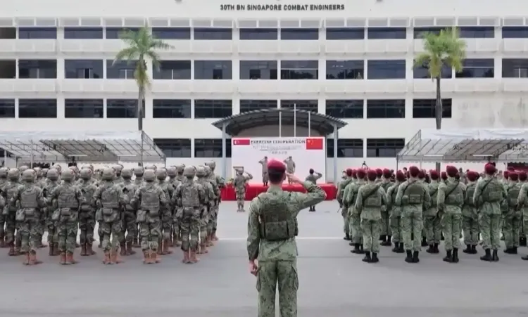 क्या चीन-सिंगापुर 'सहयोग-2025' थल सेना संयुक्त प्रशिक्षण शुरू हो गया?