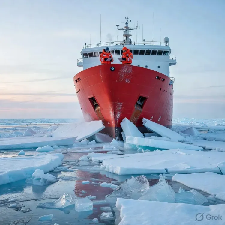China, Russia complete first joint Arctic sea ice survey on Xuelong 2