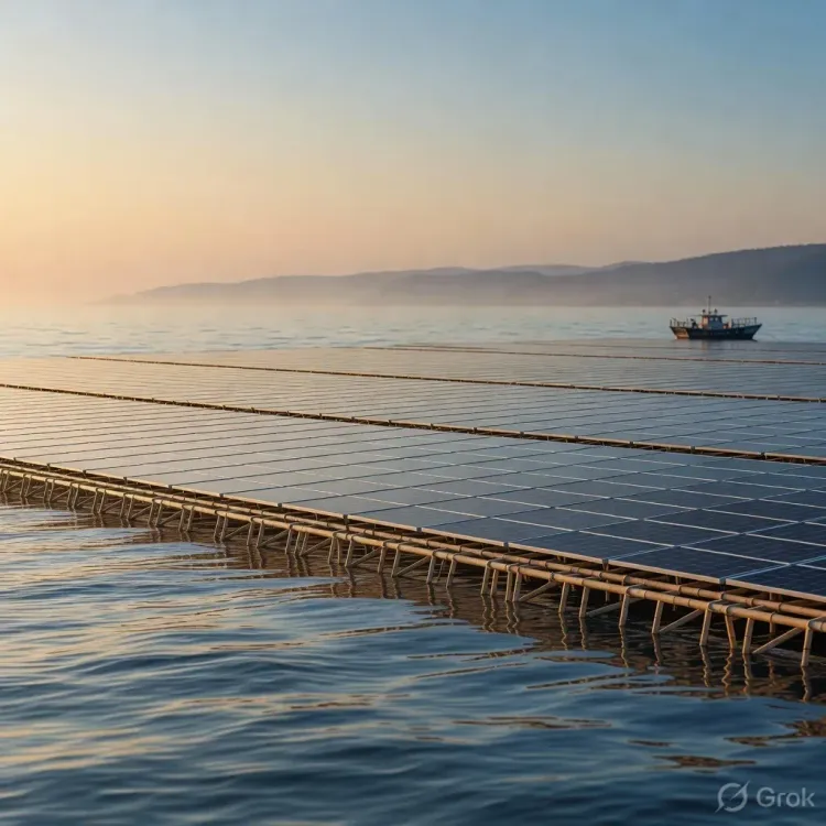 China deploys world's first 100kW bamboo-frame floating solar farm off Shandong