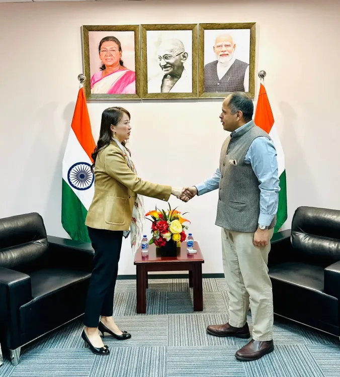 भारत के काउंसल जनरल प्रतीक माथुर ने एएनटी समूह के अधिकारियों से महत्वपूर्ण चर्चा की