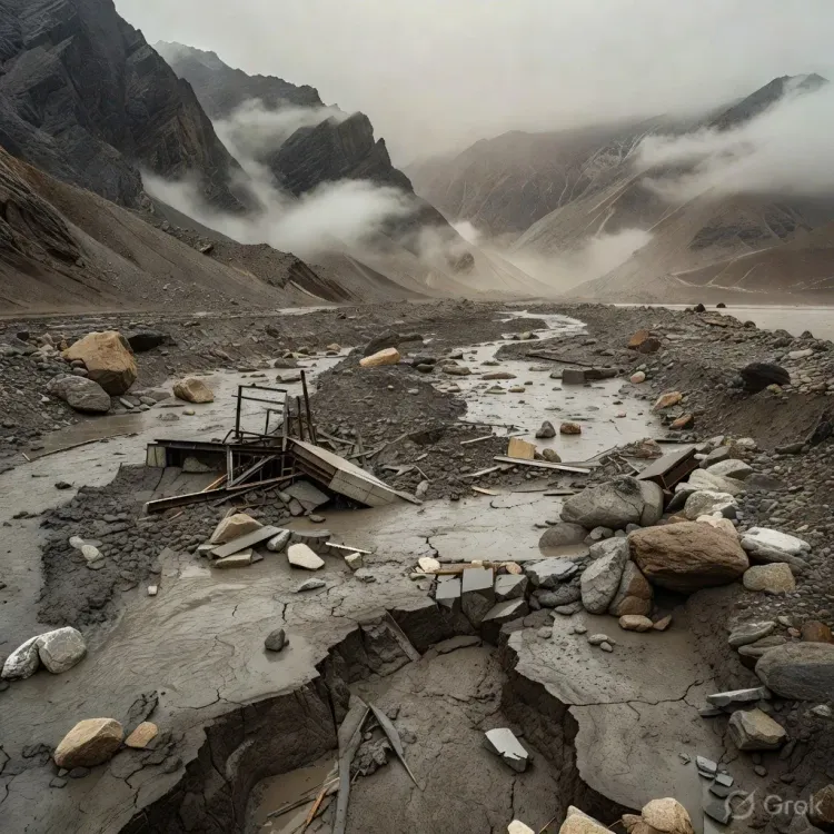 China-Nepal debris flow hit 19 m/s, too fast for any human to escape