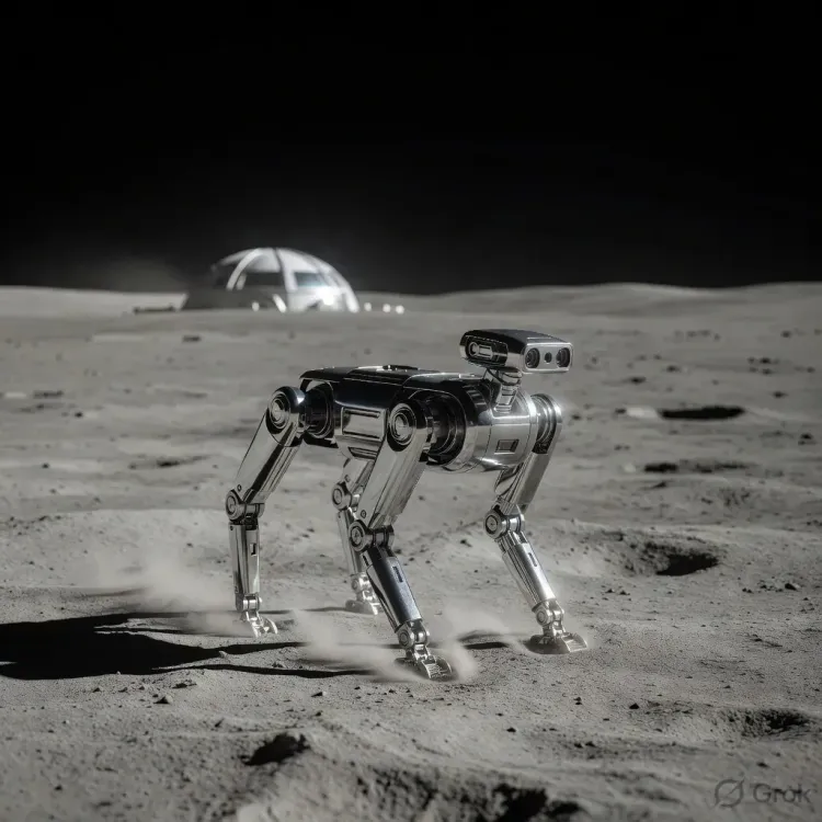 China plans robot dogs to guard lunar research station
