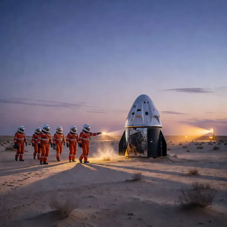 Shenzhou-21 crew lands after record 200-day China space mission