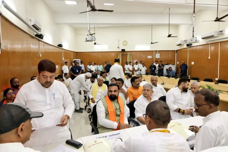 Chirag Paswan attends LJP(RV) nominee's nomination for Bihar Council polls