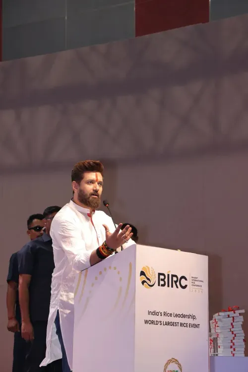 Chirag Paswan Vows to Strengthen India's Rice Export Leadership