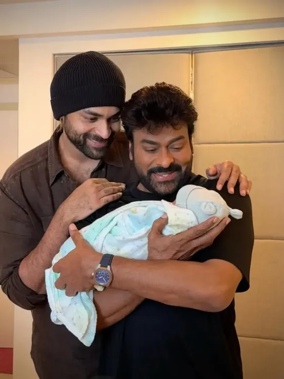 Did Chiranjeevi Just Welcome Varun Tej-Lavanya Tripathi's Baby Boy to the Konidela Family?