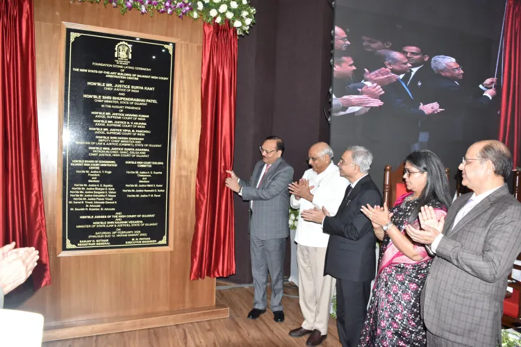 CJI Surya Kant and CM Bhupendra Patel Launch Gujarat HC Arbitration Centre