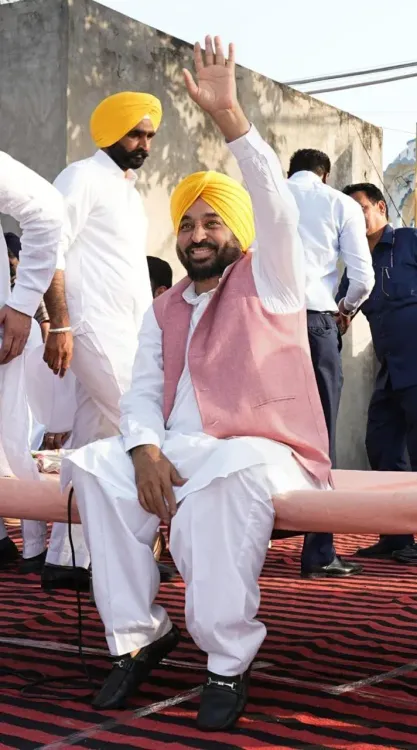 CM Bhagwant Mann Announces ₹50 Lakh Grant for Mandi Kalan Village