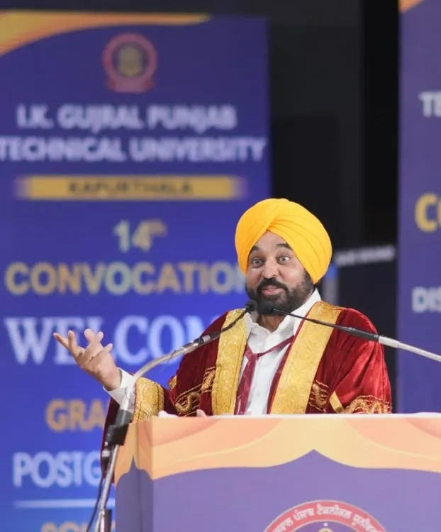 CM Bhagwant Mann at IKGPTU Convocation: Make Job Providers, Not Job Seekers