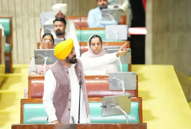 CM Bhagwant Mann bats for Punjab's water rights, SYL in Assembly