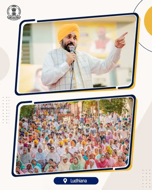 CM Bhagwant Mann hands ₹51 lakh to Kamalpura panchayat