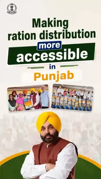 CM Bhagwant Mann Hands Out Licences to 2,800 New Ration Depots in Punjab