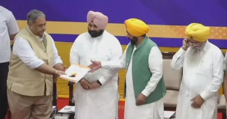 CM Bhagwant Mann Holds Live Appointment Letter Drive in Chandigarh