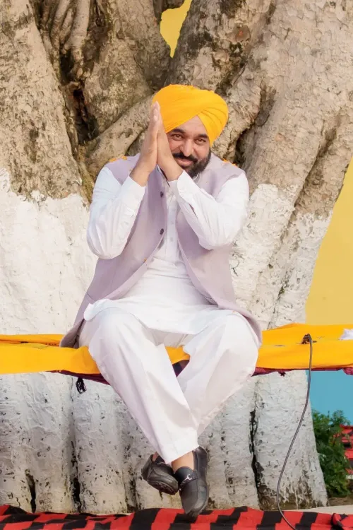 CM Bhagwant Mann holds Lok Milni in Hoshiarpur, announces 40 km posting rule