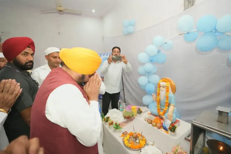 CM Bhagwant Mann joins Valmiki Jayanti Shobha Yatra in Dhuri