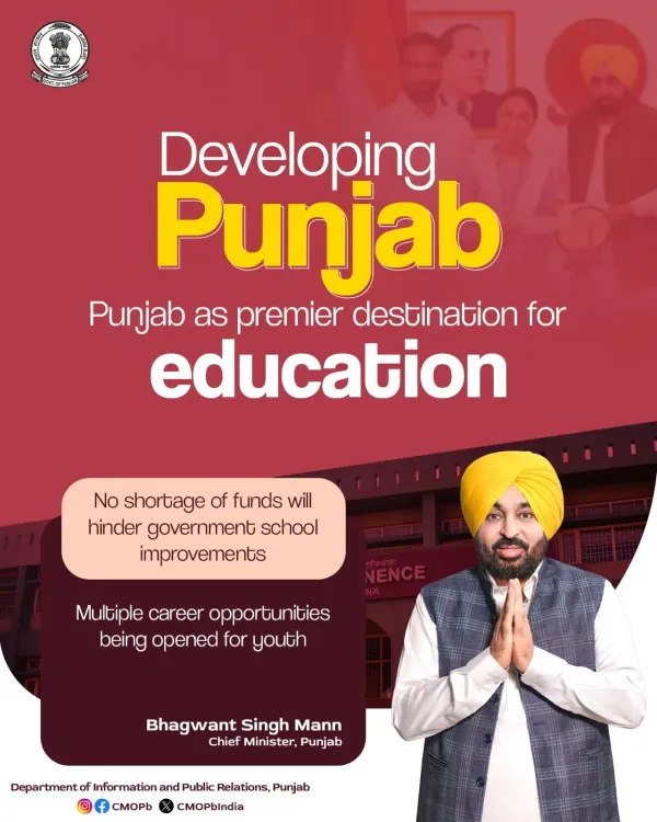 CM Bhagwant Mann: Punjab Filled 70,000 Jobs on Pure Merit