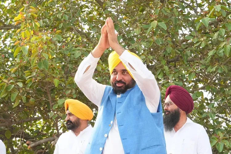 CM Bhagwant Mann Visits Chandbaja, Hands Rs 50 Lakh Cheque
