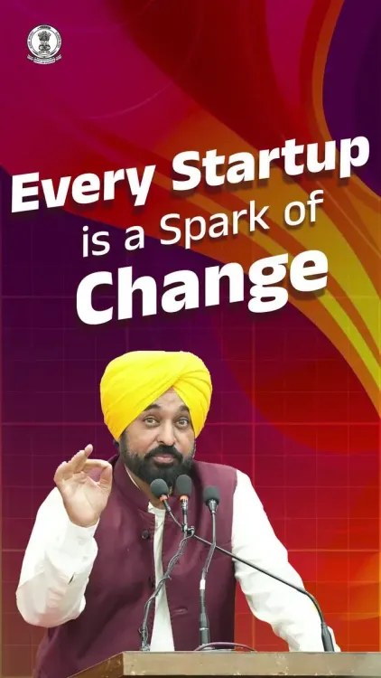 CM Bhagwant Mann's Punjab Govt Backs Startups With Grants