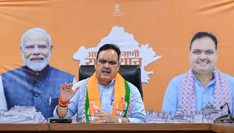 CM Bhajan Lal Addresses Rajasthan via Gram Vikas Raths