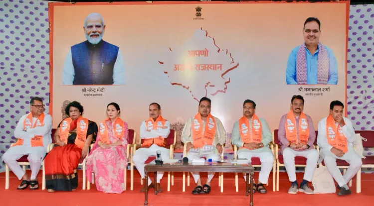 CM Bhajan Lal chairs BJP MLA meet on Viksit Rajasthan roadmap