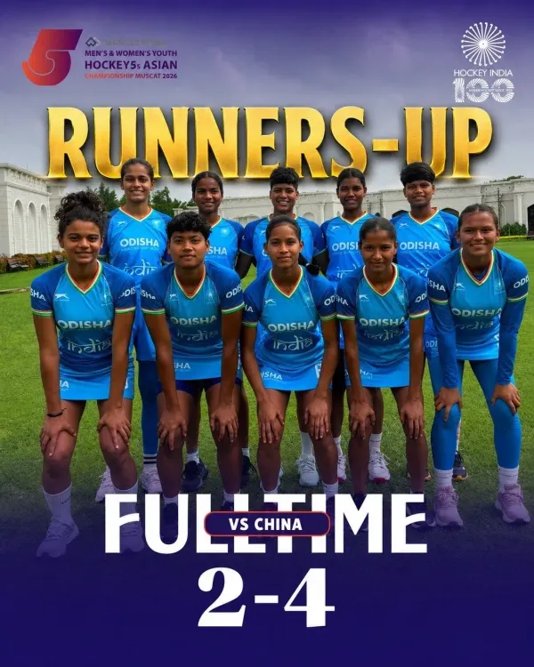 CM Bhajan Lal Congratulates India's Silver-Winning Hockey Team