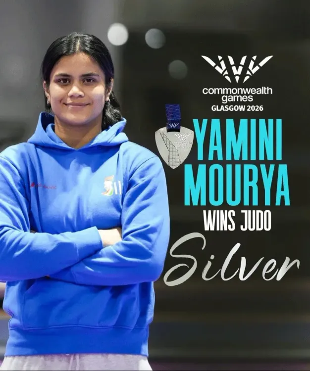CM Bhajan Lal congratulates Yamini Maurya on CWG 2026 judo silver