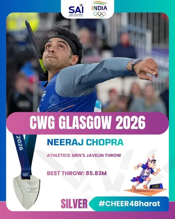 CM Bhajan Lal hails Neeraj, Yashveer's CWG 2026 javelin medals