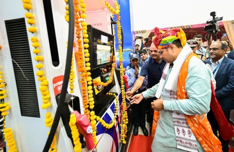 CM Bhajan Lal inaugurates HPCL outlet in Pachpadra