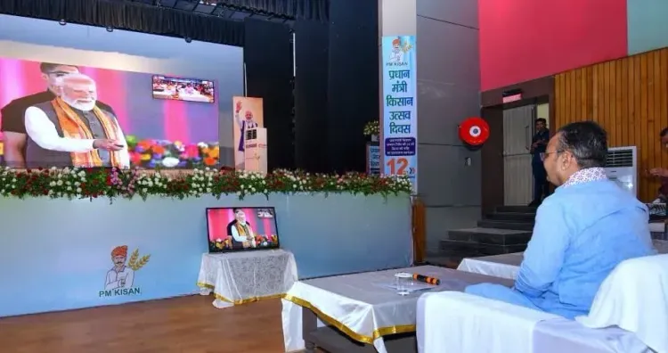 CM Bhajan Lal joins PM-KISAN 23rd instalment event virtually